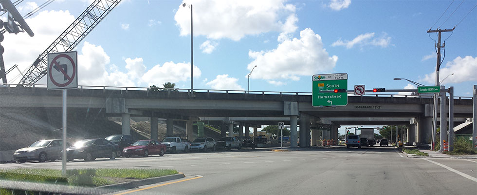 Turnpike highway Florida formwork