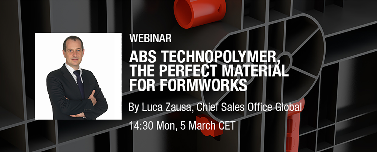 Geoplast Webinar ABS technopolymer, the perfect material for formworks