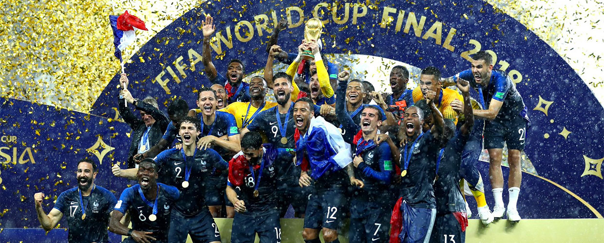 French national Team was crowned World Champion after defeating Croatian Team 4-2 in the FIFA World Cup 2018 final game in Moscow