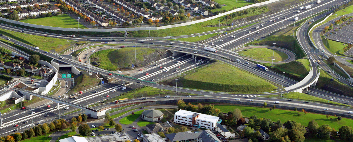 Geoplast infrastructure solutions enhance urban resilience - M50 Motorway